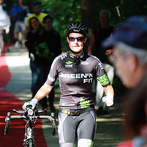 Marion Wittler siegt beim Double Ultra Triathlon in Emsdetten